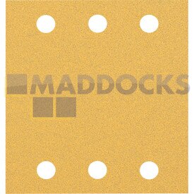 Genuine Original Robert Bosch Expert C470 Sandpaper for Orbital Sanders 115 x 107 mm, G 80 10-pc
