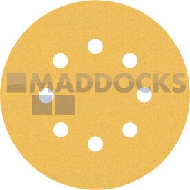 Genuine Original Robert Bosch Expert C470 Sandpaper for Random Orbital Sanders 125 mm, 8 holes, G 120 50-pc