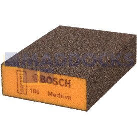 Genuine Original Robert Bosch Expert Standard S471 Foam Sanding Block 69 x 97 x 26 mm, Medium