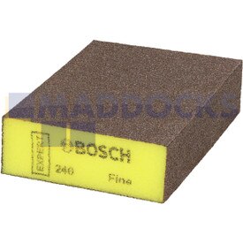 Genuine Original Robert Bosch Expert Standard S471 Foam Sanding Block 69 x 97 x 26 mm, Fine