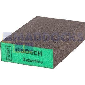 Genuine Original Robert Bosch Expert Standard S471 Foam Sanding Block 97 x 69 x 26 mm, Super Fine 20-pc