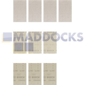 Genuine Original Robert Bosch Expert M480 Sanding Net Set 80 x 133 mm 10-pc