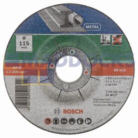 Genuine Original Robert Bosch DIY cutting discs metal 115 mm x 2.5 mm Pack of 5