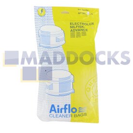 No Longer Available. Order 46-VB-210 [Compatible Airflo AF193 for ‘Electrolux 925/928’ Paper Bags (Pack of 5)]