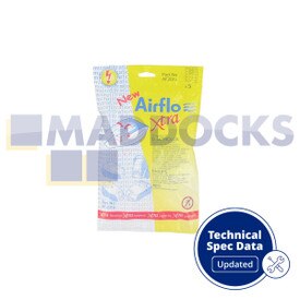 Compatible Airflo AF201X for ‘Electrolux Excellio / Smart Vac Xtra’ SMS Bags (Pack of 5)