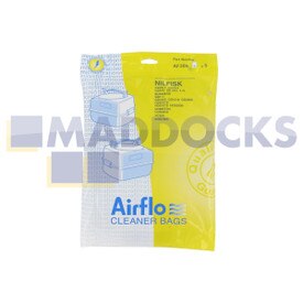No Longer Available. Order 46-AF-684 [Compatible for Airflo AF386 ‘Nilfisk GD1000 Canister’ Paper Bags (Pack of 5)]
