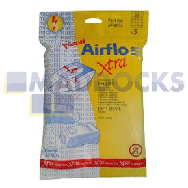 No Longer Available. Order 46-VB-463 [Compatible Airflo AF463X for Philips T520 Turbo SMS Bags & Filter Set (Pack of 5+1)]