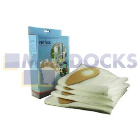 Genuine Original Nilfisk Buddy II Dust Bags (Pack of 4)