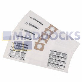 No Longer Available. Order 46-TT-07 [Genuine Original Titan 20L/30L Wet and Dry Series Vacuum Cleaner Filter Bags (Pack of 5)]
