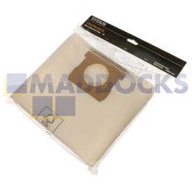 Genuine Original Titan TTB777VAC 40Ltr & TTB431VAC 40Ltr Wet & Dry Vacuum Cleaner Paper Bags (Pack of 5)