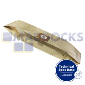 Compatible VB210T for Electrolux UZ872, Panther UZ930S, Apollo UZ932, Neptune UZ934, Terrier UZ934X, UZ940S2 Series; Viking V925; Karcher 201/TE; Cleanfix S05; Nilfisk Cubic Series Paper Bags (Pack of 10)