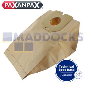 Compatible VB463 for Philips T520 Turbo, Vitall Oslo+ Series Paper Bags (Pack of 5)