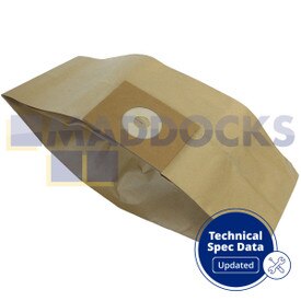 Compatible VB468T for Premiere Mini 175, DVU140; Truvox Valet Contract V6, V9, V10 Series Paper Bags (Pack of 10)