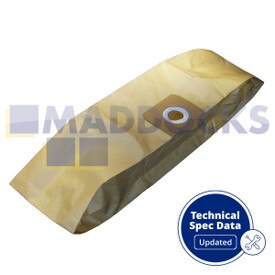 Compatible VB470T for Rowenta 'ZR81' Bully, RU01-15; Goblin Wizard; Truvox Valet Aqua VA40 Series Paper Bags (Pack of 10)