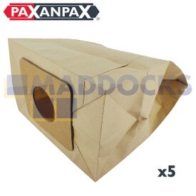 No Longer Available. Discontinued [Compatible VB633 for Sanyo SC800, SCP3000/EM, T4000, SC95; Dirt Devil DD101, Energy M1610, Ultra Air 1400 Series Paper Bags (Pack of 5)]