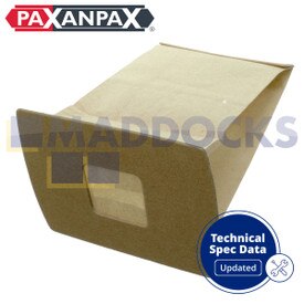 Compatible VB809 for Oreck Compact, Canister, BB870 Series Paper Bags (Pack of 5)