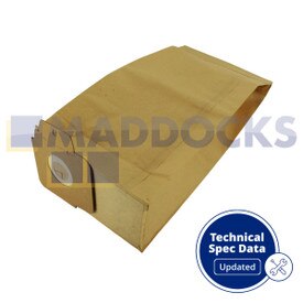 Compatible VB821T for Karcher CV30, CV38, CV48 Series Paper Bags (Pack of 10)