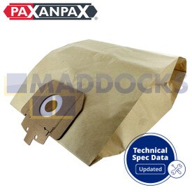 Compatible VB823 for Taski Vento 8 Type Paper Bags (Pack of 5)