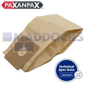 Compatible VB829 for RL095, RL111 Type 15L & 20L Ash & Debris Vacuum Cleaner Paper Bags (Pack of 5)