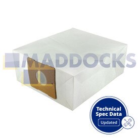 Compatible VB834 for Truvox VTV Valet Tub Vac Paper Bags (Pack of 10)
