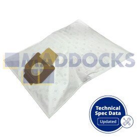 Compatible VB841 for Makita 446L, VC2000, VC3000, 9000 Series Vacuum Cleaner SMS Microfibre Bags (Pack of 5)