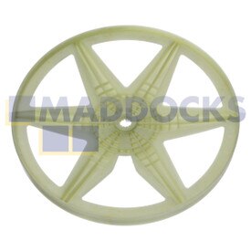 Genuine Original Hoover Candy HNWL7146-80, CMD146-80, HNL662-80 Type White Plastic Drum Pulley Wheel