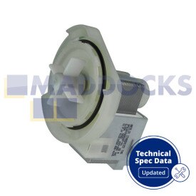 Genuine Original Beko D, DE, DW, DWF, FDW Select Models Drain Pump Base