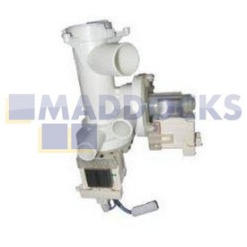 Genuine Original Beko WAF Series Dual Drain & Motor Pump Assembly