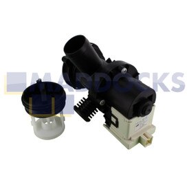 No Longer Available. Order 101-IN-49400 [Genuine Original Ariston, Hotpoint Indesit WT540/1P, WML540G, WF541G, IWB5113 Models Drain Pump Base & Filter Housing Assembly]