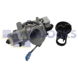 Genuine Original LG DD14, F14 Series Washing Machine Twin Drain Pump Base & Filter Hosing Assembly Assembly