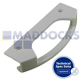 Compatible for Bosch KD, KG, KS, Series White Door Handle