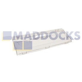 No Longer Available. Order 53-SV-19 [Genuine Original Servis Fridge Freezer Top/Bottom Clear Drawer Front]