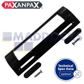 Universal Black Fridge Handle (80mm to 165mm)