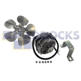 Universal Fridge Freezer 5W Type Fan Motor, Mounting Bracket & Fan Blade Assembly