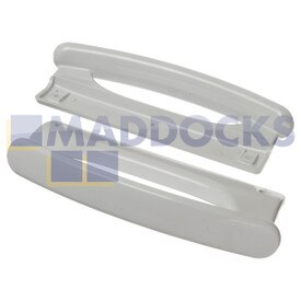 No Longer Available. Order 53-WP-172A [Compatible for Whirlpool ART700, ART800, ART900, ARZ576/G Series White Plastic Fridge Freezer Door Handle (Pack of 2)]