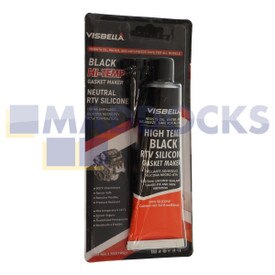 Genuine Original Visbella V363 Black Colour RTV Silicone High Temperature Gasket Maker for Temperatures up to 315°C/600°F (85g)