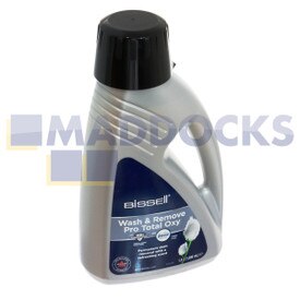 Genuine Original Bissell Wash & Remove Pro Total Oxy with Febreze Carpet and Upholstery Floor Cleaning Solution Detergent (1500ml, Pack of 1)