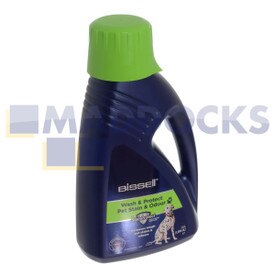 Genuine Original Bissell Wash & Protect Pet Stain & Odour Carpet and Upholstery Floor Cleaning Solution Detergent (1500ml, Pack of 1)