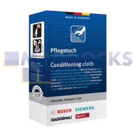 Genuine Original BSH Bosch Siemens Stainless Steel Surfaces Conditioning Cloths (Pack of 5)