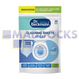Genuine Original Dr Beckmann Toilet Cleaning Sheets (Ocean Breeze, Pack of 20)