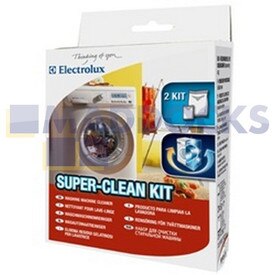 No Longer Available. Discontinued [Genuine Original Electrolux "Super Clean Kit" Washing Machine Cleaner]