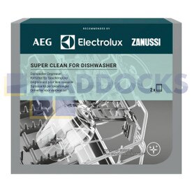 No Longer Available. Discontinued [Genuine Original Electrolux M3DCP200 Super Clean Dishwasher Degreaser (Pack of 2)]