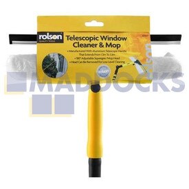 Genuine Original Rolson Tools Telescopic Window Cleaner & Mop