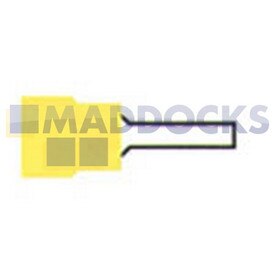 Universal Yellow Blade Terminal (18mm, Pack of 100)