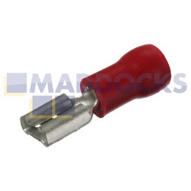 Universal Red Female Push-On Terminal (Pack of 100)