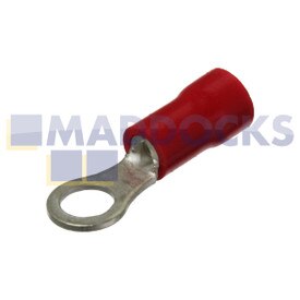 Universal Red Ring Terminal (4mm, Pack of 100)