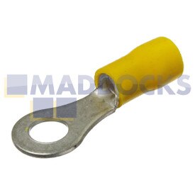 Universal Yellow Ring Terminal (6mm, Pack of 100)