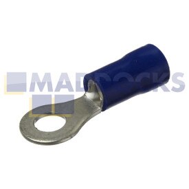 Universal Blue Ring Terminal (4mm, Pack of 100)