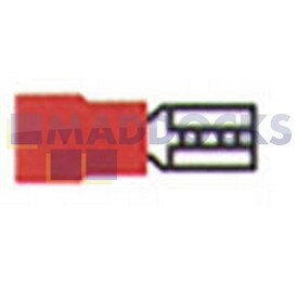 Universal Red Female Push-On Terminal (Pack of 100)