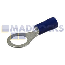 Universal Blue Ring Terminal (8mm, Pack of 100)